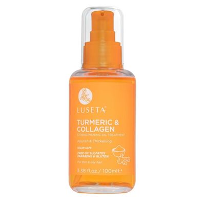 LUSETA Turmeric Collagen Hair Serum for Fine Thin Hair, 3.38 oz