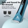 ManWills Body Hair Trimmer Men - Body Groomer, Groin Hair Trimmer for Men Waterproof Wet/Dry Use, Electric Ball Trimmer/Shaver with Charging Dock, Male Hygiene Razor, Mens Grooming Kit view 2