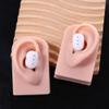 Leadigol 2PCS Silicone Ear Model, Soft Simulation Left and Right Ear Model, Fake Ear Piercing Practice Model, for Piercing Practice, Jewelry Display, Ear Piercing Teaching view 4