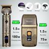 Scttomon T-Blade Hair Trimmers & Electric Shavers for Men Foil Shaver Beard Trimmer Men's Grooming Kit with Triple Blades Cordless view 2