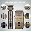 Scttomon T-Blade Hair Trimmers & Electric Shavers for Men Foil Shaver Beard Trimmer Men's Grooming Kit with Triple Blades Cordless view 3