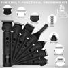 Scttomon Beard Trimmer for Men Professional Mens Beard Grooming Kit T-Blade Trimmer Electric Shaver Razor Nose Body Trimmer Hair Cutting Kit Cordless 7 in 1 Black view 2