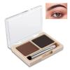 Boobeen 2-Color Eyebrow Palette, Brow Powder Makeup for Sculpting and Defining Brow, Eye Contour Kit with Brush Applicator view 1