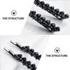 3 sets Rhinestone Hairpins Elegant Bobby Hair Accessories Women Girls Bridal Wedding Party view 2