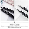 3 sets Rhinestone Hairpins Elegant Bobby Hair Accessories Women Girls Bridal Wedding Party view 3