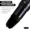 Go Ho Black Face Paint,Easily Washable Formula Face Body Paint Stick,Non-toxic Full-coverage Cream Black Body Paint for Halloween Costumes Cosplay SFX Skeleton Goths Makeup view 3