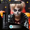 Go Ho Black Face Paint,Easily Washable Formula Face Body Paint Stick,Non-toxic Full-coverage Cream Black Body Paint for Halloween Costumes Cosplay SFX Skeleton Goths Makeup view 4