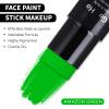 Go Ho Amazon Green Face Paint Stick,Water Based Washable Face Paint Makeup Stick,Non-toxic Full-coverage Cream Body Paint for Halloween Costumes Cosplay SFX Hulk Gamora Makeup view 3