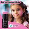 Go Ho Pink Face Body Paint Stick,Water Based Washable Face Paint Stick,Non-toxic Full-coverage Cream Pink Body Paint for Adults Children Halloween Cosplay SFX Makeup view 4