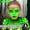 Go Ho Light Green Face Body Paint Stick,Water Based Washable Green Face Paint Stick,Non-toxic Full-coverage Cream Body Paint for Halloween Costumes Cosplay SFX Makeup view 4