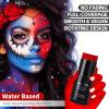 Go Ho Red Face Paint Stick,Easily Washable Formula Body Paint,Non-toxic Full-coverage Cream Red Face Body Paint for Halloween Costumes Cosplay SFX Devil Clown Makeup view 2