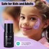 Go Ho Pastel Purple Face Body Paint Stick,Water Based Washable Lavender Face Paint Stick,Non-toxic Full-coverage Cream Light Purple Body Paint for Halloween Ursula Costume Cosplay SFX Makeup view 4