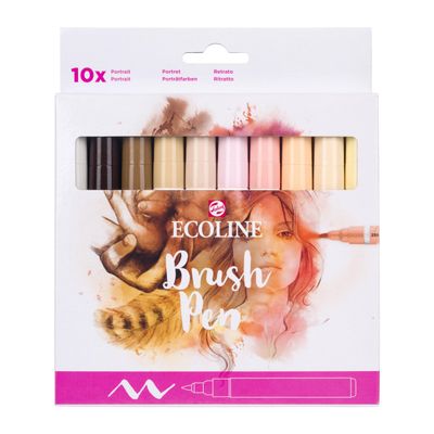 Ecoline Brushpen X10 Skin Cb
