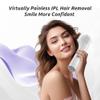 Laser Hair Removal Device for Women and Men, IPL Painless Sapphire Laser Hair with 40F Ice-Cooling System, Safe for Body Treatment, Long-Lasting Hair Removal from Home, Face, Legs, Back Bikini Line view 3