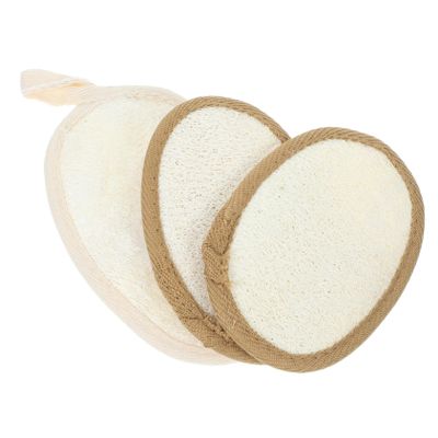 3 pcs Face loofa Brush Exfoliating Back Bathtub esponja para baarse Bath Bath sponges exfoliantes para el Cuerpo Man Coffee loofah Body