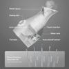 Pure Daily Care NanoSteamer Large 3-in-1 Nano Ionic Facial Steamer with Precise Temp Control - Humidifier - Unclogs Pores - Blackheads - Spa Quality - Bonus 5 Piece Stainless Steel Skin Kit (Silver) view 2
