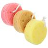 3pcs Bath Sponges, Sponge Loofah Body Scrubber for Women, Men, Teenager, Soft Skin-Friendly, Dual-Sided Design, Shower Pouf Cleaning for Shower Exfoliating, 3 Colors, 4.33 X 4.33 X 1.77 Inches view 1