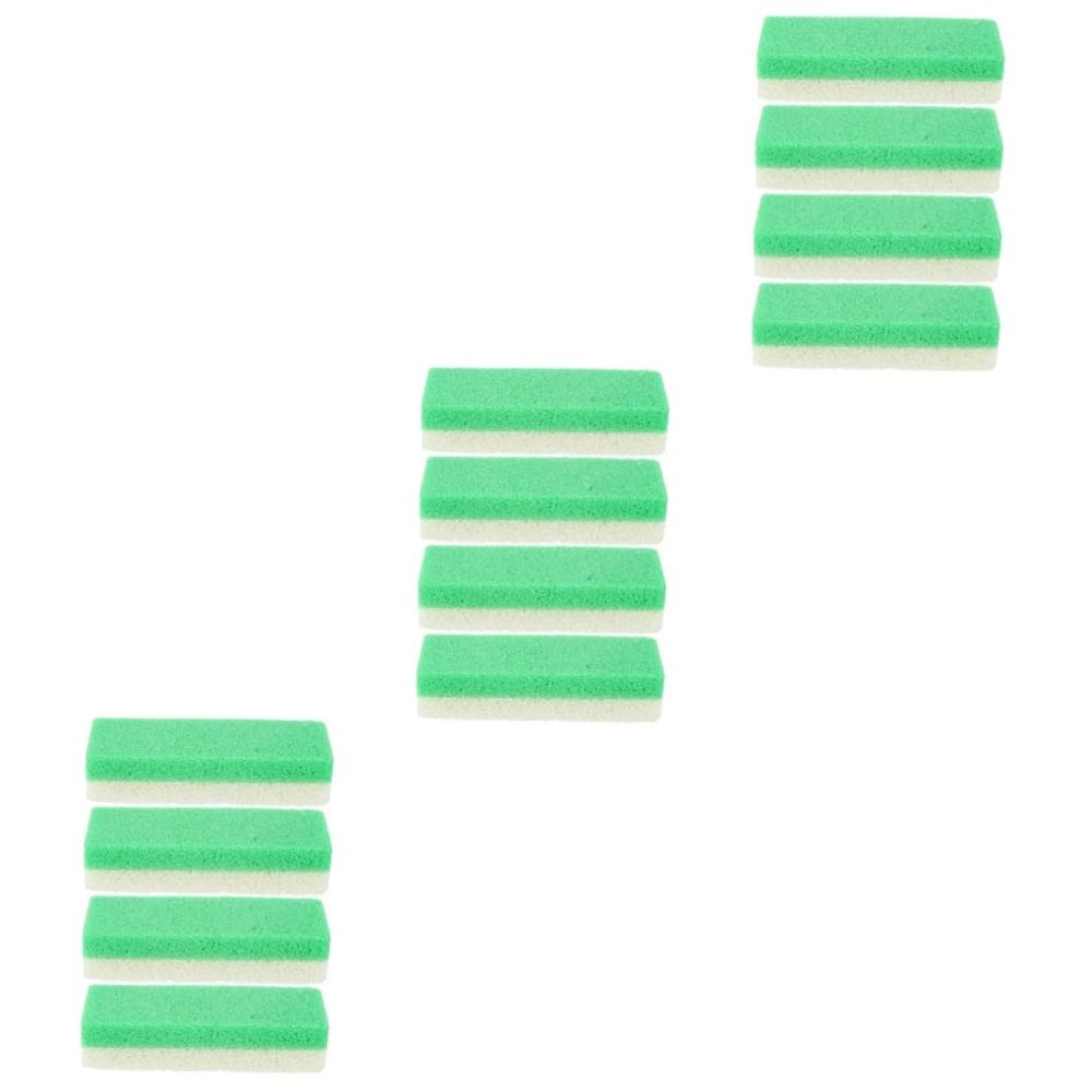 FRCOLOR 12pcs Pedicure Accessories Pumice Stone Remover Feet Sponge Dead Skin Scrubber Foot Massage Tool