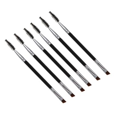 FRCOLOR 6pcs Eyebrow Angled Brow Brush Spoolie Quality Eye Makeup Tools Shaping Filling Eyebrows Birthday