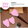 FRCOLOR 6pcs Silicone Makeup Brush Protective for Travel and Flexible Storage for Makeup Brushes Reusable and Easy to Clean for view 4