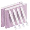 JAPCHET 200 Pieces 100/180 Grit Nail Files, 7 Inch Double Sides Emery Boards Buffering Files, Professional Buffers Manicure Tools for Natural Nails Acrylic Nails Home and Salon Supplies view 1