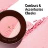 MAKEHEAL GLOW-C VOLUME CONTOUR Blendable blush palette, shimmering powder, built-in brush applicator [03 MILK LAVENDER] 10g 0.35 Oz view 4