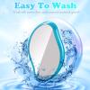 Crystal Hair Eraser, Reusable Crystal Hair Remover Magic Painless Exfoliation Hair Removal Tool, Magic Hair Eraser for Back Arms Legs, Washable, Hair Remover for Women and Men(Blue) view 3