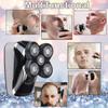 Head Shavers for Bald Men, 4 In 1 4D Electric Men Bald Head Shaver Beard Razor Electric Rotary Shaver Cordless Hair Trimmer Clipper USB Charging view 2