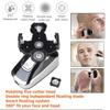 Head Shavers for Bald Men, 4 In 1 4D Electric Men Bald Head Shaver Beard Razor Electric Rotary Shaver Cordless Hair Trimmer Clipper USB Charging view 3