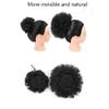 6 Inches Synthetic Puff Ponytail Short Kinky Curly Hair Ponytail Hair Extensions Atural Looking Daily Party Hair (Color : Black B) view 4