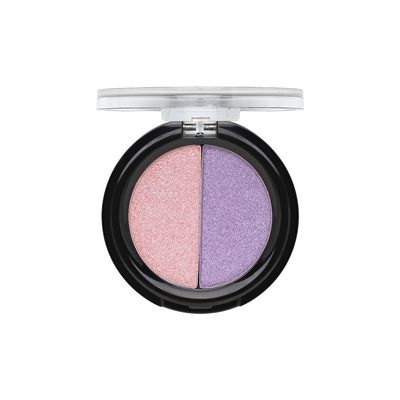 aden Shine Eyeshadow Powder Duo (04 - Rose/Purple)