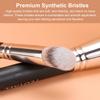TEOYALL Contour Conceal Brush Set, 3PCS Angled Synthetic Under Eye Concealer Brush for Blending Setting Buffing with Liquid, Cream and Powder Cosmetic (270S/370S/Angled) view 2