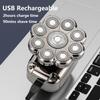 9D Electric Head Shaver 5 in 1 Men Grooming Kit IPX 7 Waterproof Cordless Rechargeable Electric Razor for Bald Men view 4