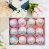 12 Pcs Bubble Bath Ball Set, Bath Bombs Gift Set for Women, Moisturizing Rich Foaming Pleasant Aroma Shower Ball, Birthday Christmas Gifts for Boys Girls, 5.4cm Diameter view 3