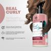 Amazonia Natural Care Curly Hair Conditioner for Women & Men - Moisturizing Conditioner with Amazonia Nuts, Cupuacu & Lactic Acid for Curl Enhancement & Smoother Curls - 6.8oz view 2