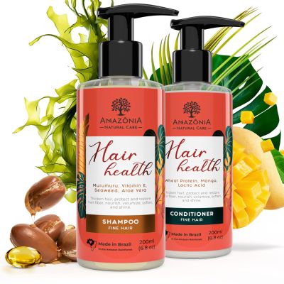All Natural Shampoo & Conditioner Set for healthy Hair Women & Men Shampoo & Conditioner for Split End Repair -Paraben & Sulfate-Free Shampoo & Conditioner 6.8oz