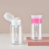 100ml 200ml Transparent Press Pumping Bottle Dispenser Empty Bottles Refillable Cosmetic Storage Split Bottle Travel Portable| | - - (Color: clear 100ml) view 2