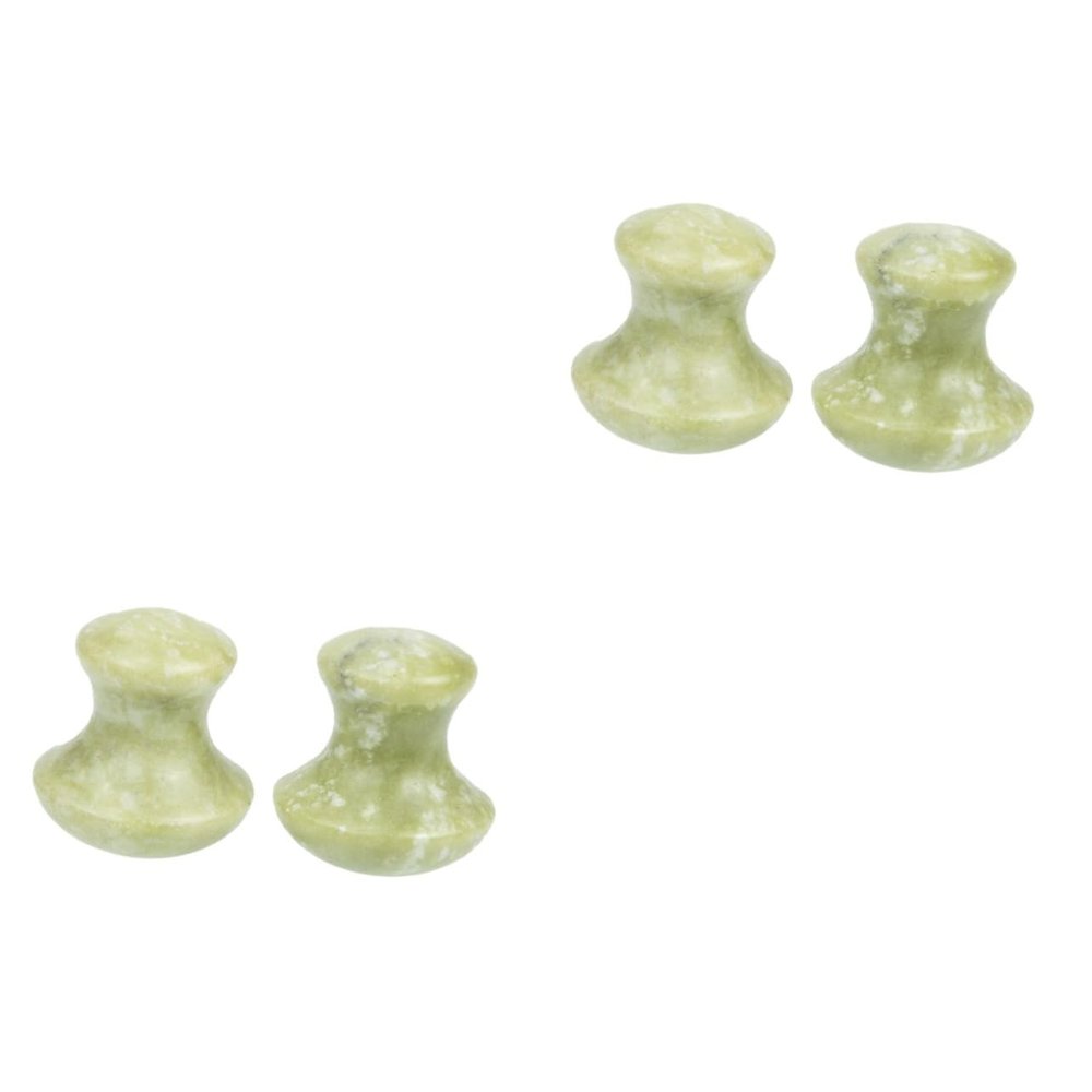 Beaupretty 4pcs Gua Sha Facial Tools Jade Facial Roller for Beauty Hand Held Massager for Face and Neck Smooth Skin Care Tool