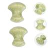 Beaupretty 4pcs Gua Sha Facial Tools Jade Facial Roller for Beauty Hand Held Massager for Face and Neck Smooth Skin Care Tool view 3