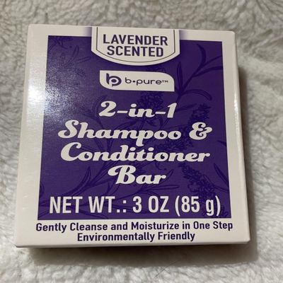 b.pute 2 in 1 Shampoo + Conditioner Bar Lavender Scented (2 EA 3 oz)