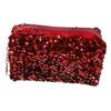 Beavorty 2pcs Sequin Makeup Storage Bag Capacity Cosmetic Organizer Portable Square Toiletry Bag for Travel Stylish Pouch for Women Versatile Use for Makeup Pencil Case Sundries view 4
