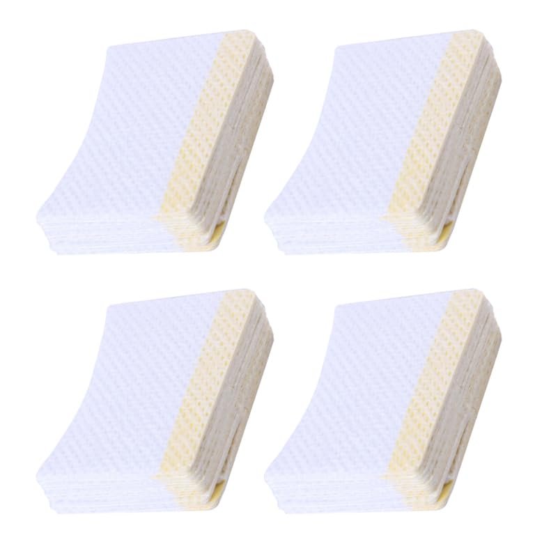 FRCOLOR 160pcs Cotton Eyelash Makeup Remover Pads Eyelash Pads Makeup Cleaning Pad Reusable Eye Makeup Removal Tools for Home and Salon Use