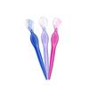 FRCOLOR 9pcs Stainless Steel Eyebrow Precision Eyebrow Trimmers for Beauty Makeup Lightweight Beauty Tools for Women Red view 2