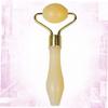 FRCOLOR 2pcs Jade Eye Roller and Face Roller for Skin Care Yellow Jade Facial Massage Tool for Reducing Puffiness and Aging Easy to Use Travel view 4