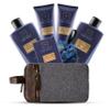 YARD HOUSE All Natural Bath and Body Spa Gift Basket Set for Men - Ocean Breeze - Luxury Men's Skin Care Kit For Him in Toiletry Bag for Relaxation, Revitalization, Exfoliating, Cleansing view 1