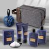 YARD HOUSE All Natural Bath and Body Spa Gift Basket Set for Men - Ocean Breeze - Luxury Men's Skin Care Kit For Him in Toiletry Bag for Relaxation, Revitalization, Exfoliating, Cleansing view 2