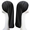 2PCS Dreadlocks Tube Socks Unisex Spandex Stocking Shower Cap for Long Dreads Braids Twist Open End Jumbo Hair Bonnet Covers, Black view 2