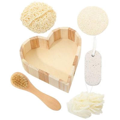 ORFOFE Bath Tool Set - Efficient Bath Scrubber Versatile Foot File and Body Brush for Comprehensive Home Body Care