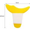 3 in 1 Multifunctional Eyelash Makeup Auxiliary Guard Tool, Applicator Guide Auxiliary Artifact Mascara Eyeliner Eye Shadow Painting Silicone Upper and Lower Bezel Tool (Pack of 1, Yellow) view 2