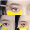3 in 1 Multifunctional Eyelash Makeup Auxiliary Guard Tool, Applicator Guide Auxiliary Artifact Mascara Eyeliner Eye Shadow Painting Silicone Upper and Lower Bezel Tool (Pack of 1, Yellow) view 4